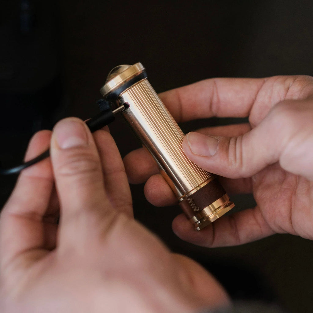 Ember Brass Flashlight